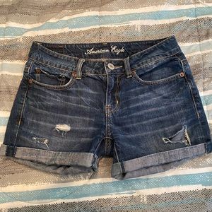 American eagle ripped shorts